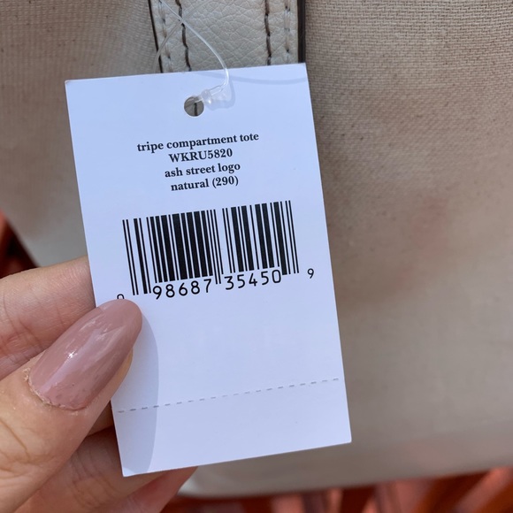 NWT KATE SPADE ASH STREET LOGO TOTE - Picture 5 of 5